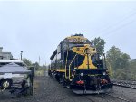 NJT GP40PH-2B # 4210 in the Erie Colors makes a guest appearance at the URHS "Museum for a Day" event. The tracks on the right belong to NJ Transits Montclair-Boonton Line.